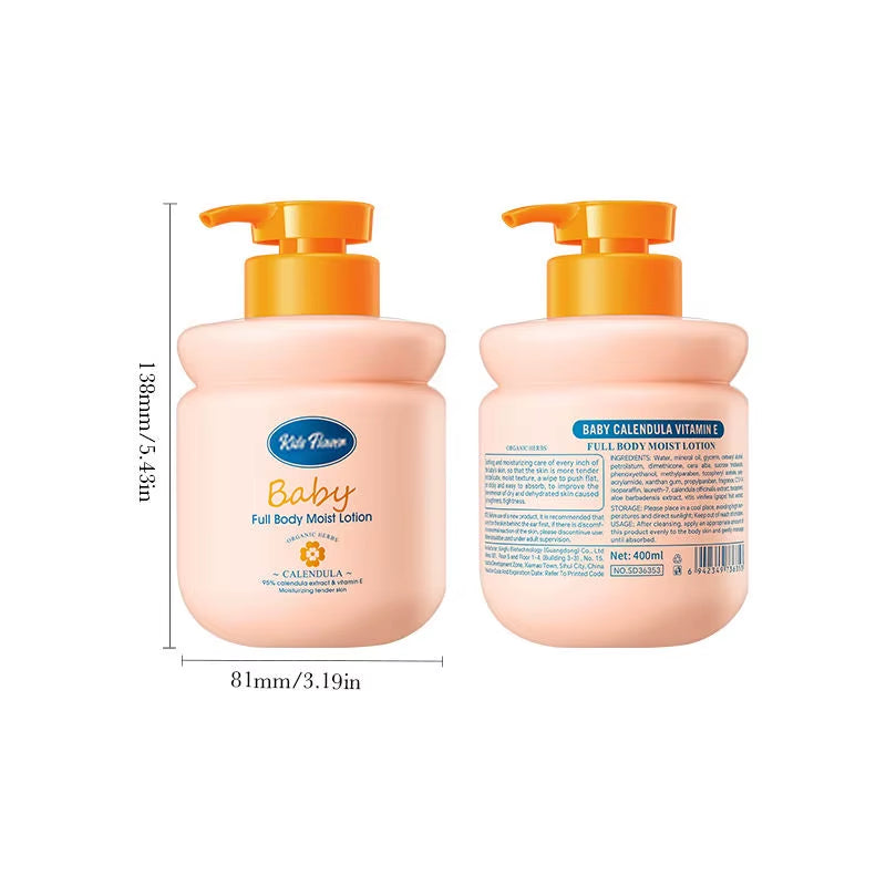 Skin Care Safety Products Children Calendula Vitamin E Soothing Improve Rough Skin Moisturizing Nourishing Baby Body Lotion