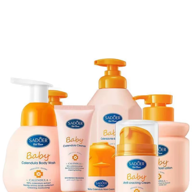 Skin Care Safety Products Children Calendula Vitamin E Soothing Improve Rough Skin Moisturizing Nourishing Baby Body Lotion