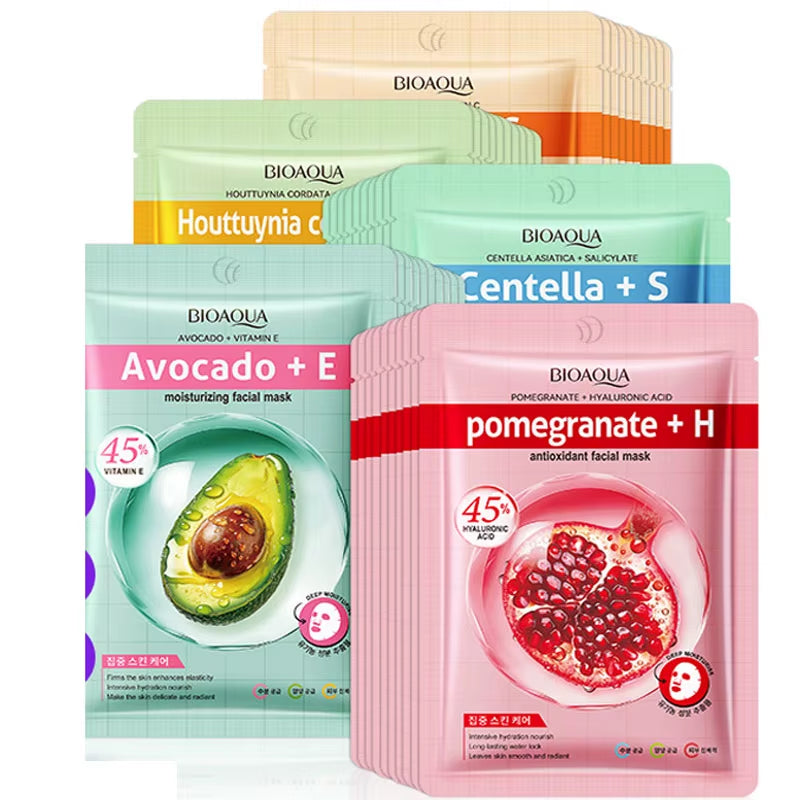 Organic Hyaluronic Acid Hydrating Mask for Cleansing, Moisturizing, Hydrating and Facial Care in Stock Wholesale Price