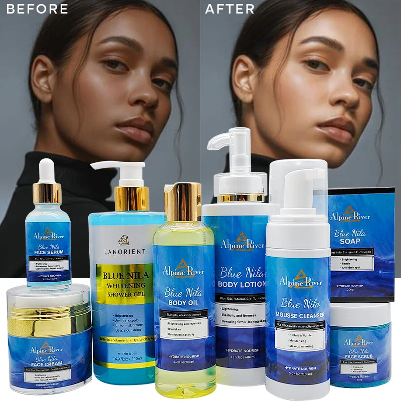 Private Label Korean Skin Care Products Organic Vitamin C Skin Whitening and Anti-Black Spot Product Nila Skin Care for Women