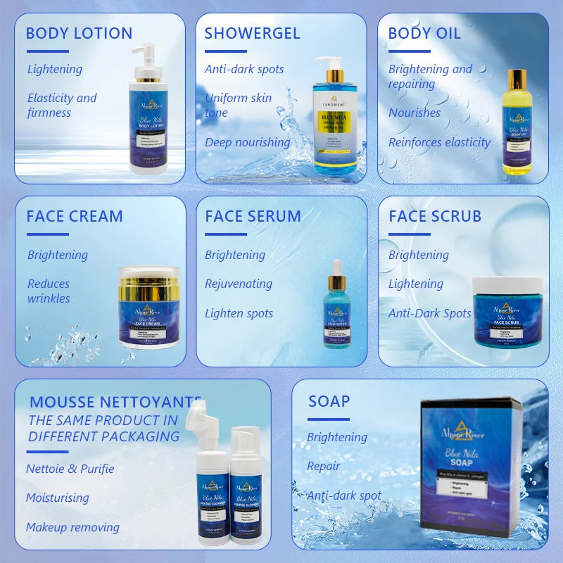 Private Label Korean Skin Care Products Organic Vitamin C Skin Whitening and Anti-Black Spot Product Nila Skin Care for Women
